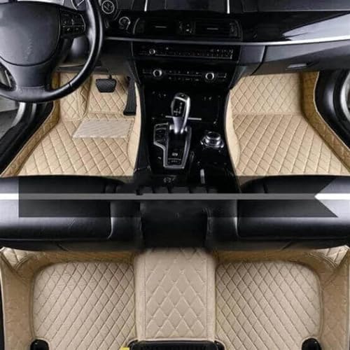 Tapis de sol cuir VW Passat B6 2006-2010 intérieur luxe beige