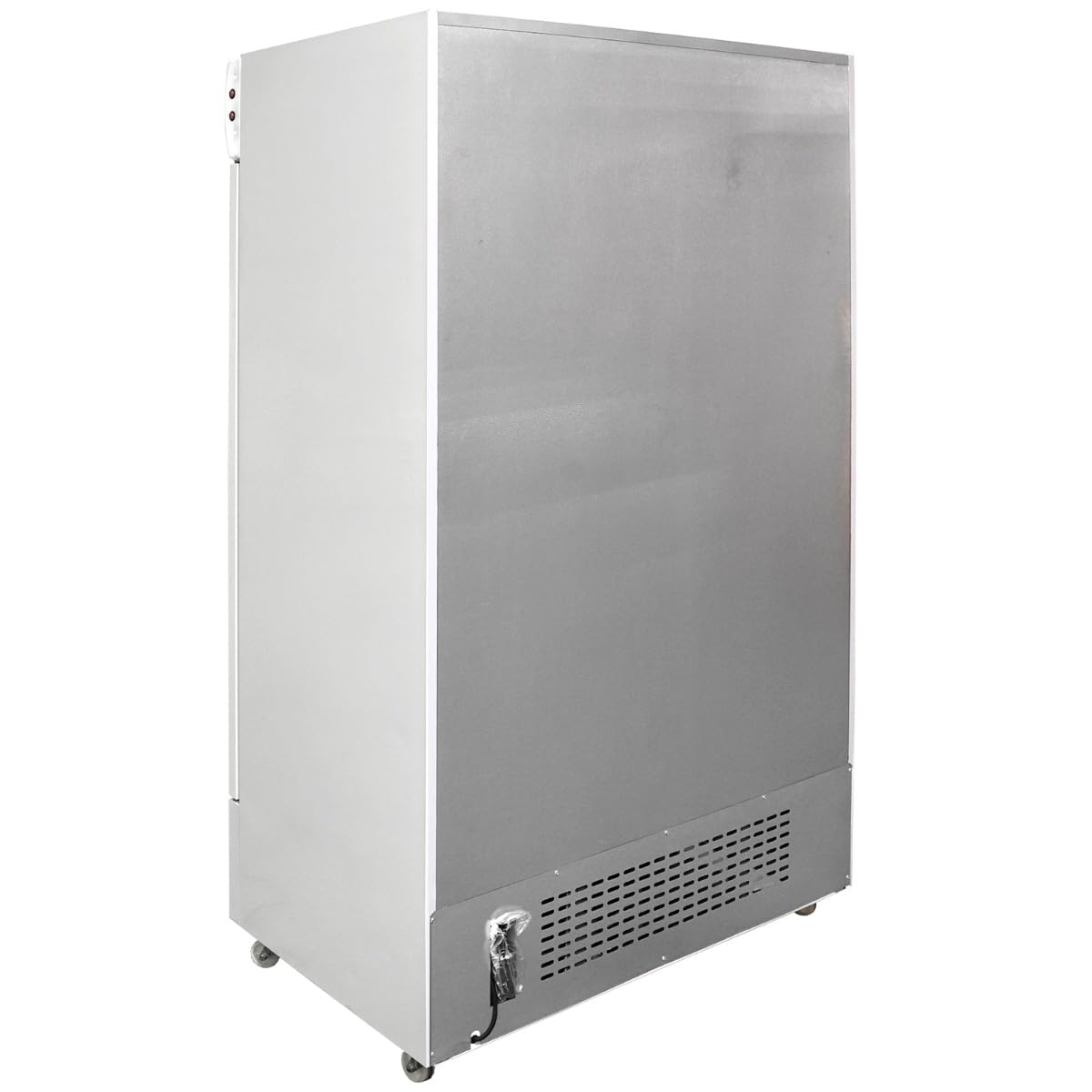 Empura 48" Reach-In Refrigerator with Two-Swing Glass Door | Merchandiser Beverage Display Fridge for Convenience Grocery Store | 33.5 Cu. Ft. | 85.37"H x 48.25"W x 25.63"D, White Exterior Steel, 115V