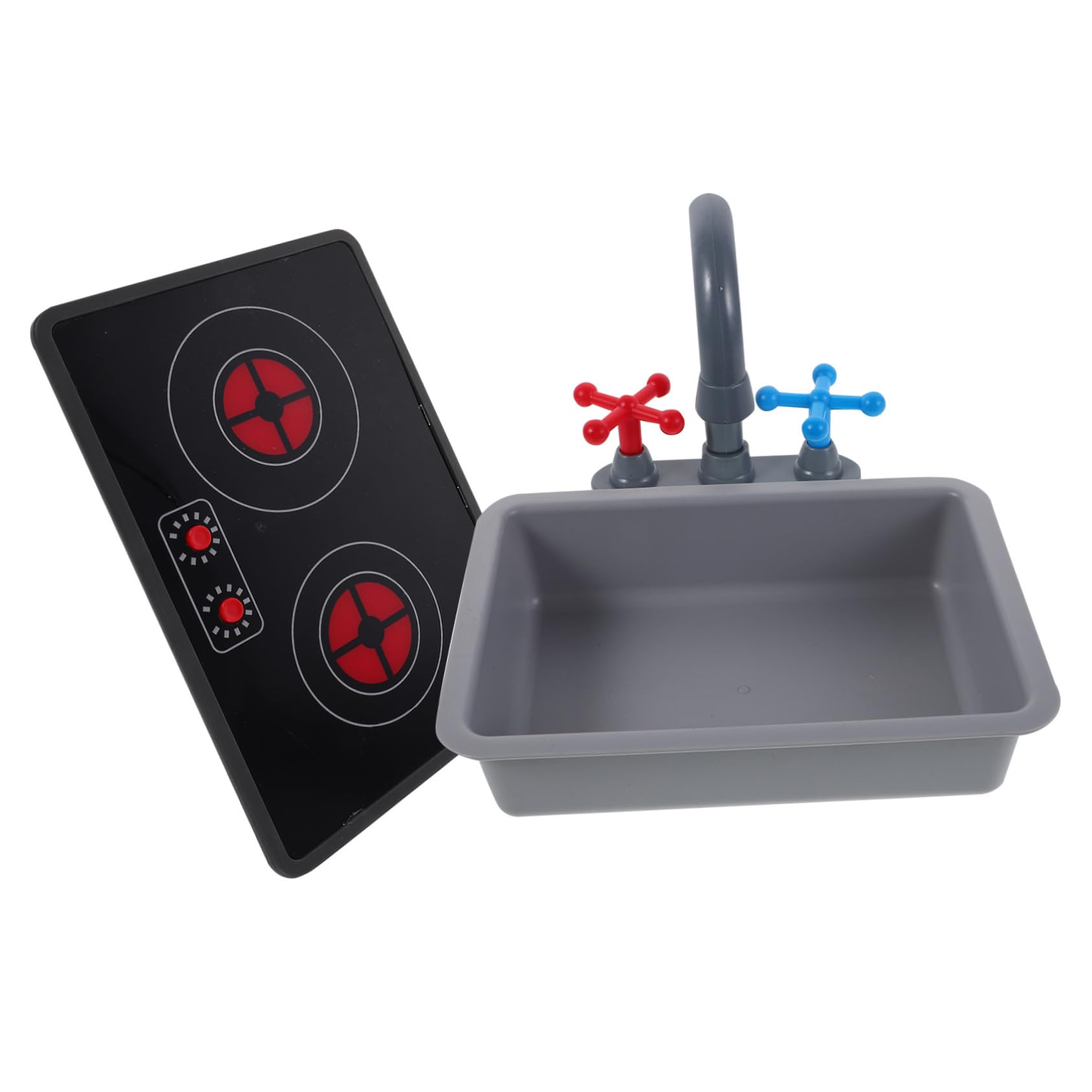 Gatuida Cucina per Ragazzo Ragazza con Rubinetto Piano Cottura Induzione e Accessori per Giochi di Ruolo Giocattolo per Lavastoviglie per Feste