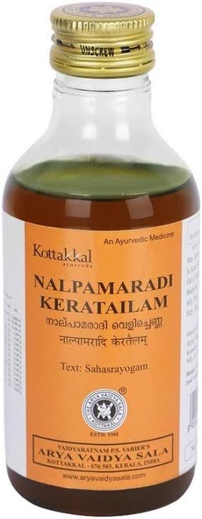 Ayurvedic Nalpamaradi Kera Tailam By Arya Vaidya Sala
