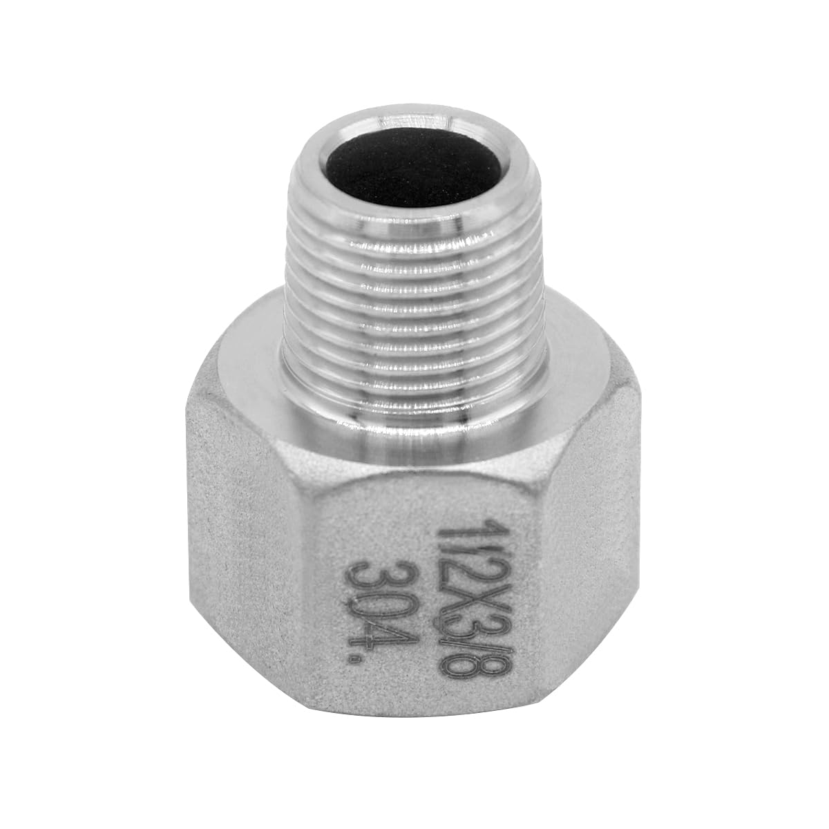 Beduan Stainless Steel Pipe Connector - 1/2 Inch Male To 3/4 Inch Female Thread Water Meter Coupling Adapter