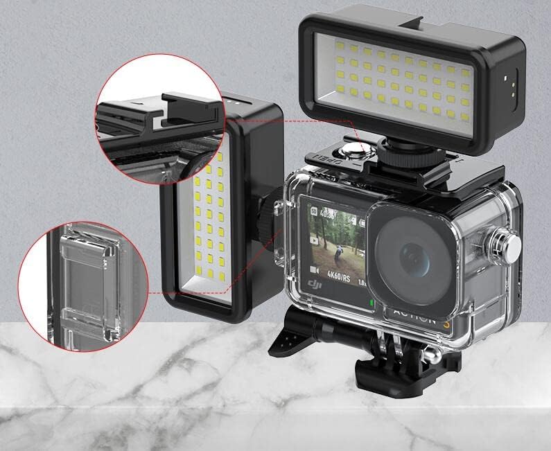 Miniatura 7 de Coyktonty - Funda impermeable para DJI Action 4Osmo Action 3,40M, accesorio de filmación subacuática con soporte y tornillos