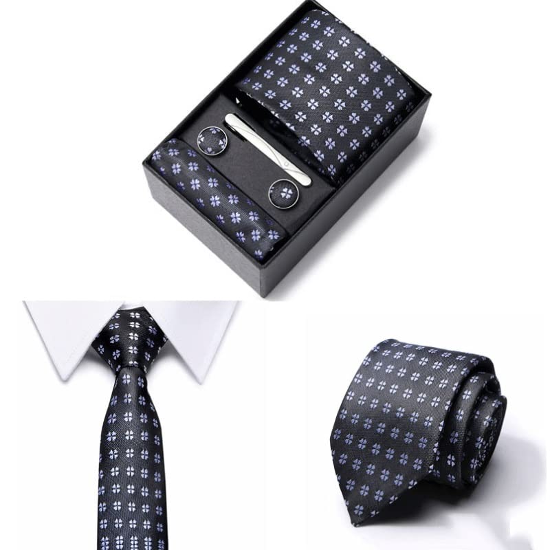 Set de corbatas para hombres con accesorios en caja miniatura 2