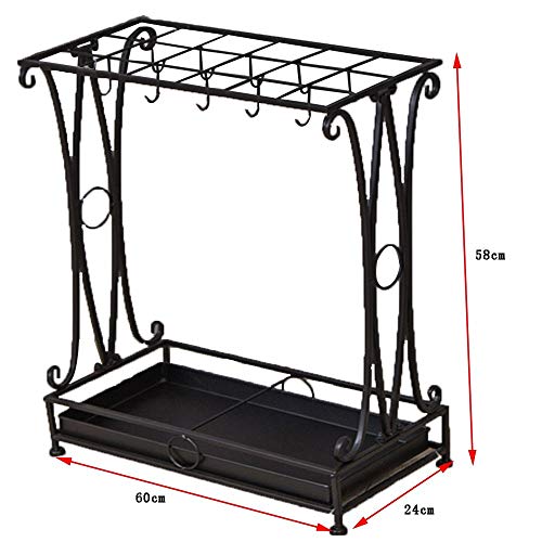Baril de parapluie bureau et commerce en fer forgé - 3