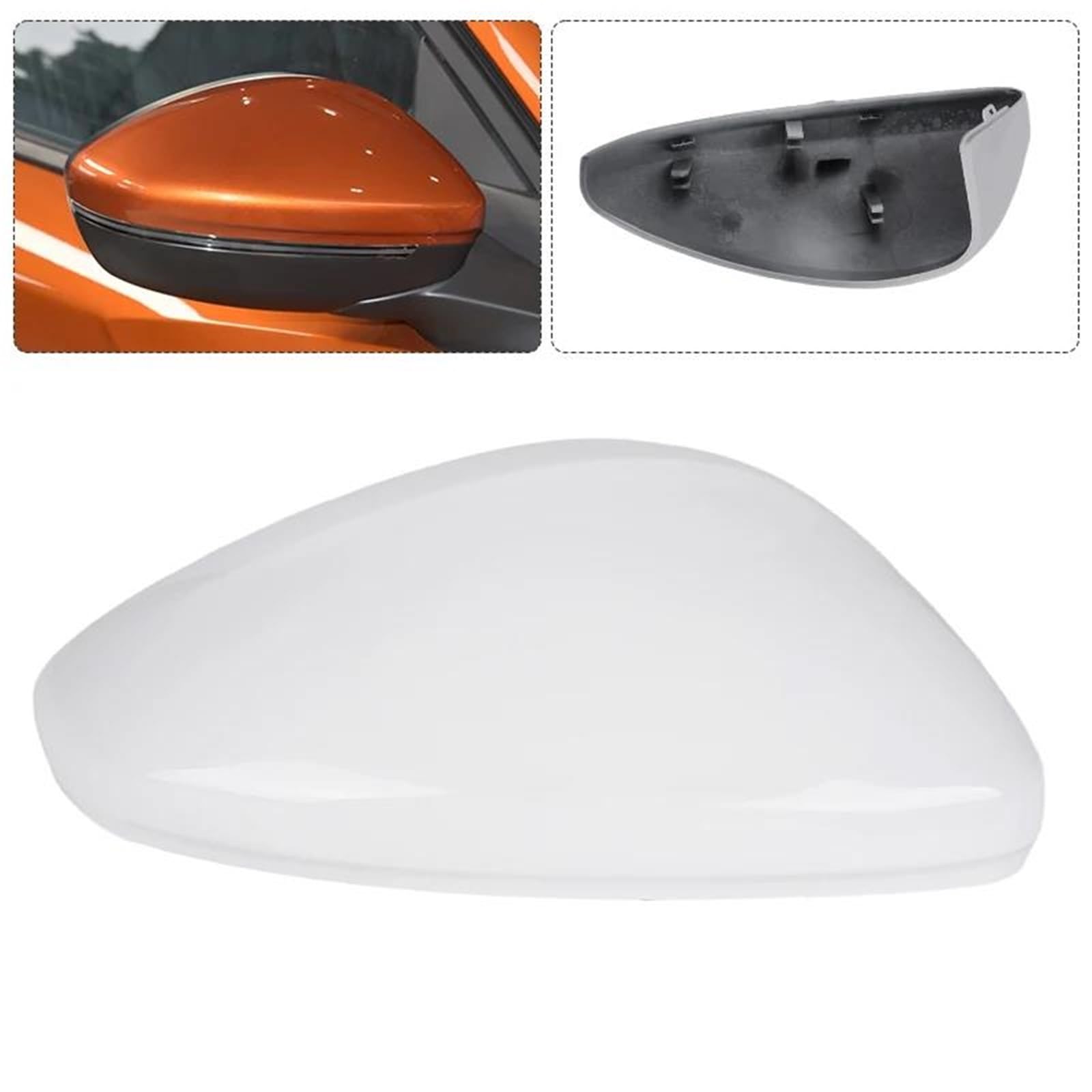 Calotta Copertura Specchietto Laterale Auto Per Peugeot 208 2008 2019-2025 – Guscio Esterno Sinistro E Destro alloggiamento specchietto retrovisore(2 pezzi cromati)