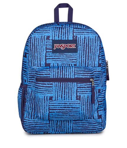 Image of JanSport Cross Town Backpack - Simple Bag for Everyone with 1 Main Compartment, Front Utility Pocket - Premium Class Accessories - Threaded