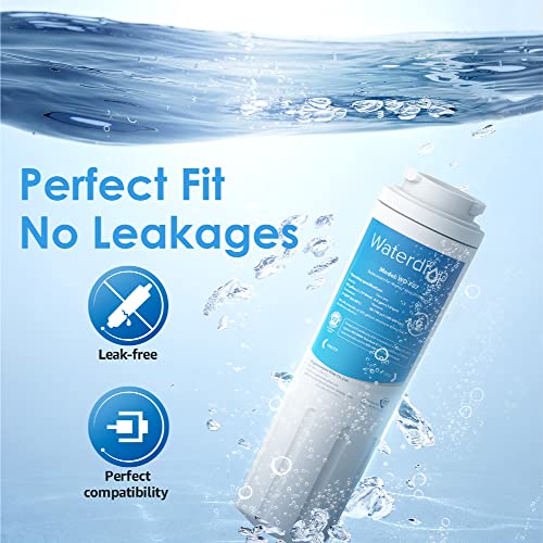 Waterdrop Ukf8001 Refrigerator Water Filter 4, Compatible With Whirlpool Edr4Rxd1, Everydrop Filter 4, Maytag Ukf8001Axx-750, Ukf8001Axx-200, 46-9006, Puriclean Ii, Wf-Ukf8001, 4 Filters #TOP6