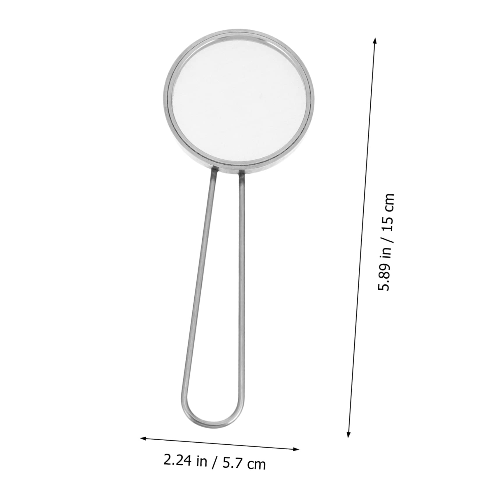 PRETYZOOM 2pcs 150 150 Mesh Stainless Steel Cell Filter Fine Mesh Sieve Strainer for Laboratory Use
