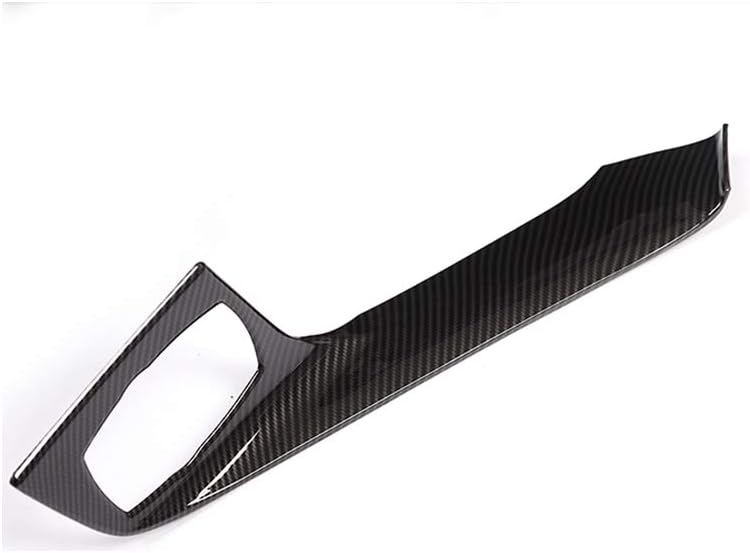 Carbon Fiber ABS for BMW X1 f48 2016-2018 for BMW X2 F47 2018 Car Console Gear Shift Decoration Cover Trim Left Hand Drive