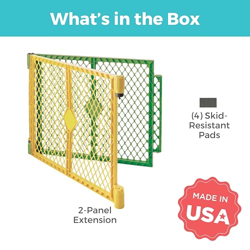 Image of Toddleroo by North States - Superyard 2-Panel Extension: 65.5 Inch Play Yard Extension - Works with Superyard Playpens - Colorplay