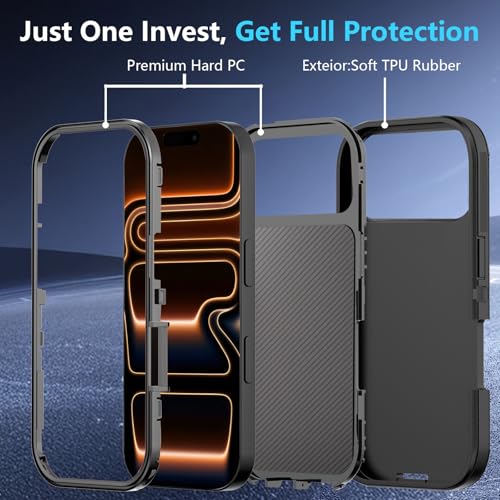 wanshunjia Magnetic for iPhone 17 Pro Max Case with Magsafe,Black Black by wanshunjia - Used condition - Image 3