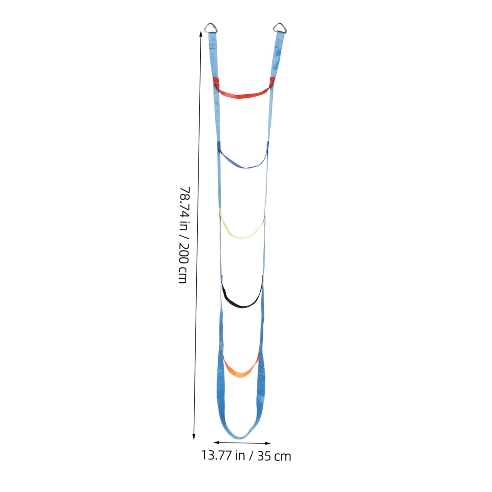 Toddmomy Portable Boys and Girls Climbing Ladder Accessories 2-in-1 Rope Ladder Toy Easy to Install Soft Climbing Rope Fun Outdoor Adventure