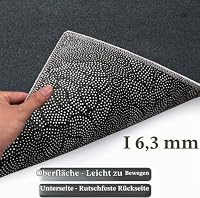 Bodenschutzmatte für Hartböden 120 x 160 cm Schreibtischstuhl Unterlage | Bodenschutzmatten Gaming | Computerstuhl Teppiche | Teppich Bürostuhl matten für Laminat | Parkett | Kratzfest rutschfest – Ansicht 5