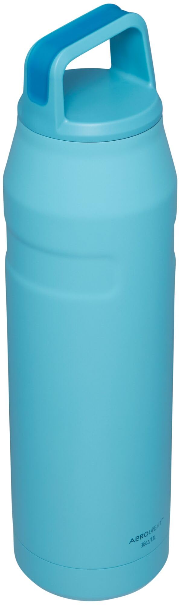 STANLEY IiceFlow Wasserflasche mit Deckel und Tragegriff, 36 oz (1,06 l), weite Öffnung mit Schraubverschluss, leicht und auslaufsicher… – Ansicht 2