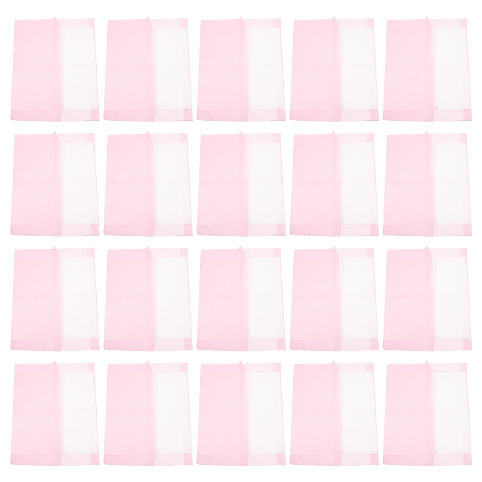 Tapis d'urine jetable pour animaux et coussinet absorbant rose