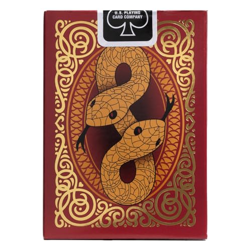 Bicycle - Game of 54 Snake Cards - Chinese Zodiac Edition - Year of the Snake - Playing Cards - Poker Format, Yellow - Image 2