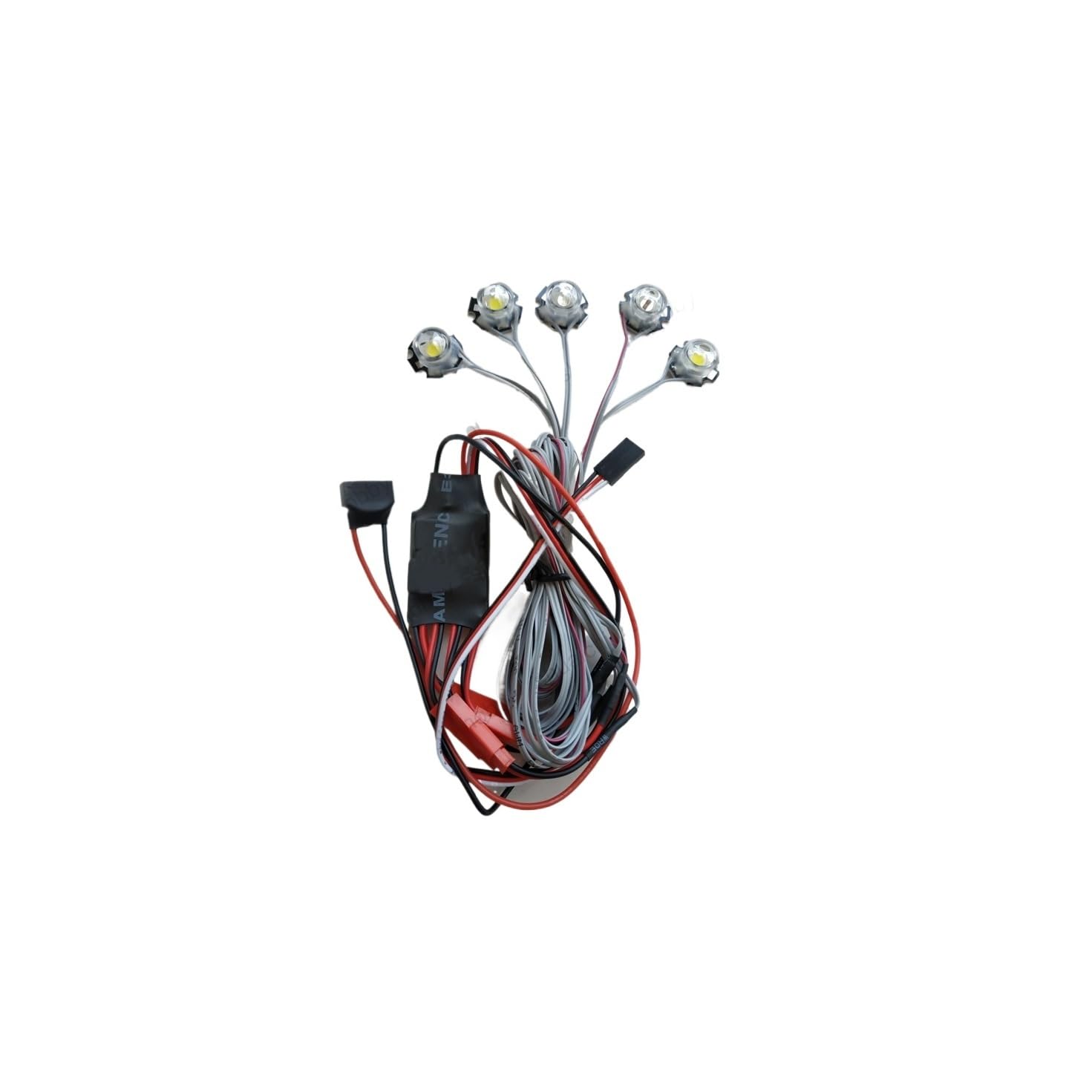 Luce Stroboscopica LED 5W Con Modulo Controller | Connettore batteria 2S 3S 4S 5S,connettore JST,per navigazione notturna aereo(Type 2 2S Plug)