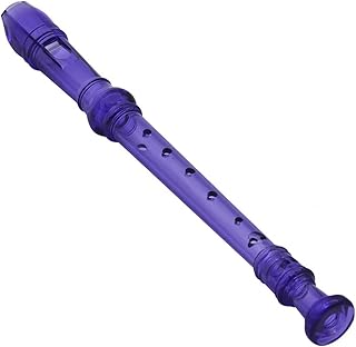soprano recorder instrument 8 Holes Flute Long Musical Saxophone Recorder Instrument For Beginner Flute Instruments (Color : Blue)