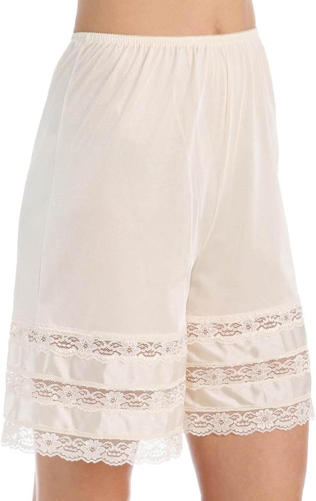 Shadowline Women's Plus Snip-it 18 Inch Pettipants 3362X, Beige, 2X