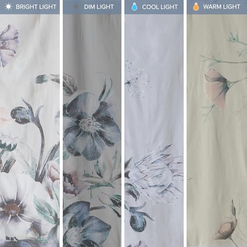 Madison Park Floral Cotton Shabby Chic Comforter Set, 8PC Queen Bedding Set - image 5
