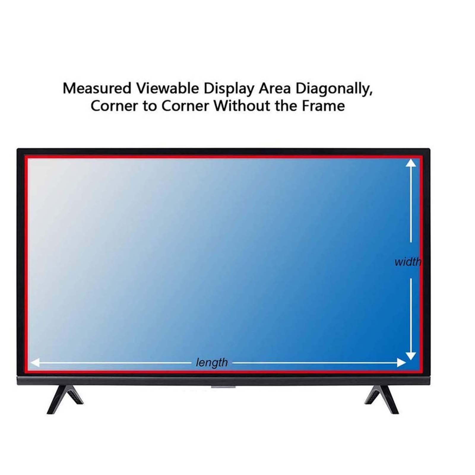 Protecteur D'écran D'ordinateur 19,5 Pouces, Anti Lumière Bleue, Film Antireflet Mat, pour Moniteurs LCD, Téléviseurs, Pc,Matte-19.5inch(430x239mm)