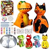Product Image of the FUNZBO Dinosaur Painting Kits for Adult, Arts and Crafts Supplies Set for Adult