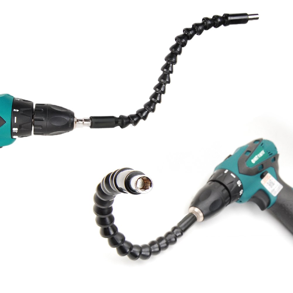 Adattatore Flessibile Per Trapano - Prolunga Magnetica 30 Cm, Per Spazi Stretti, Acciaio Carbonio - Foto 2