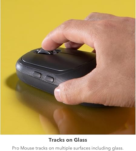 Miniatura 8 de ZAGG Mouse profesional para tabletas y computadoras portátiles, incluye almohadilla de carga inalámbrica Qi y cable USB-C a C de 6 pies - Bluetooth