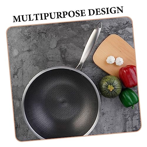 Wok con tapa antiadherente Unomor de acero inoxidable miniatura 4