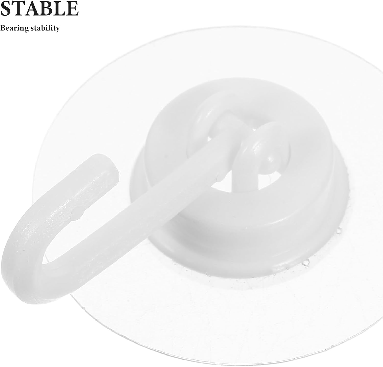 30pcs Heavy Duty Self Adhesive Rotating Sticky Wall Hooks Multi-Purpose Utility Hooks for Bathroom Kitchen Bedroom No-Drill Installation