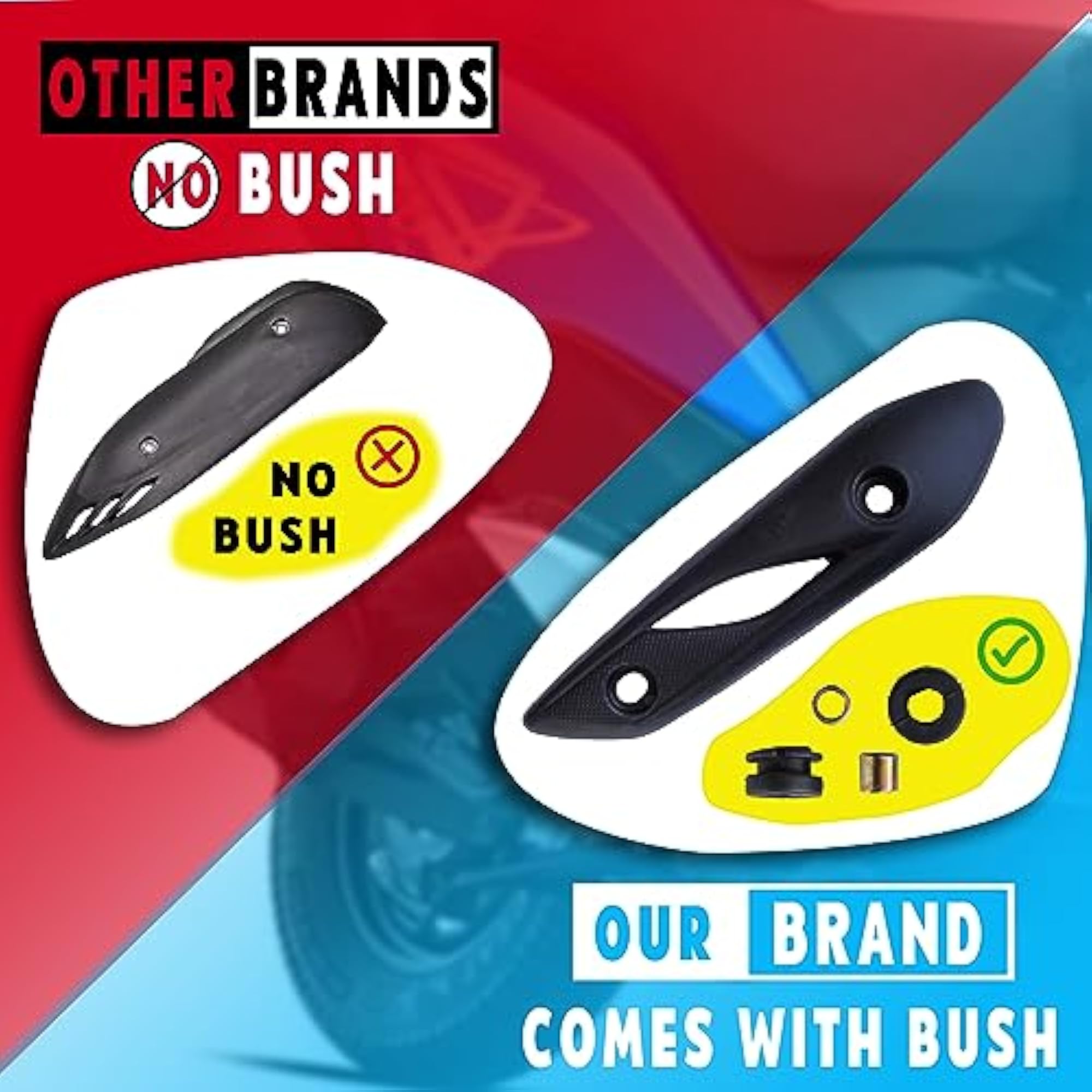 Silencer Plate Compatible for Honda Activa 110, Set of 5