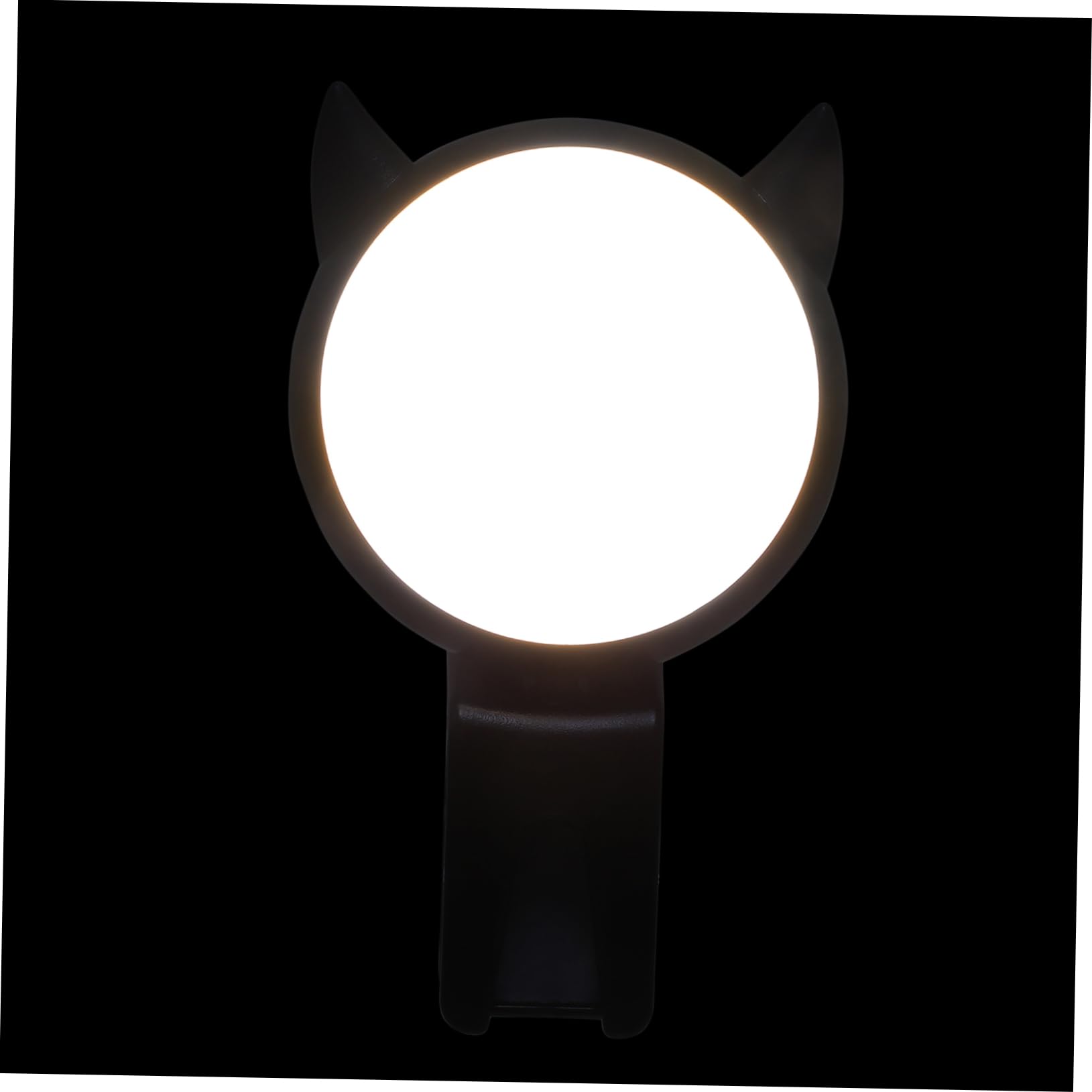 COLLBATH Clip-on Type Fill-in Ring Compact Phone Luminous Ring for Live Videos Ideal for Tablets Laptops