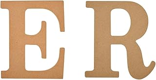 Plaid 8" Unfinished Wooden Letter Arts and Crafts DIY Project, Models 63584 and 63597