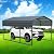 10x15 FT Metal Carport Heavy Duty Oversized Garage Carports Outdoor Galvanized Steel Shelter,Car Canopy with Steel Roof and Frame, Building Car Ports Shed for Boats and Tractors (Black)