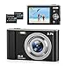 Produktbild Digitalkamera 2.7K Foto Kamera Digital 44 MP HD Mini Digitalkamera mit 16X Digitalzoom, Wiederaufladbare Fotokamera 2,8" LCD Kompaktkamera Digital für Anfänger, Studenten, Erwachsene