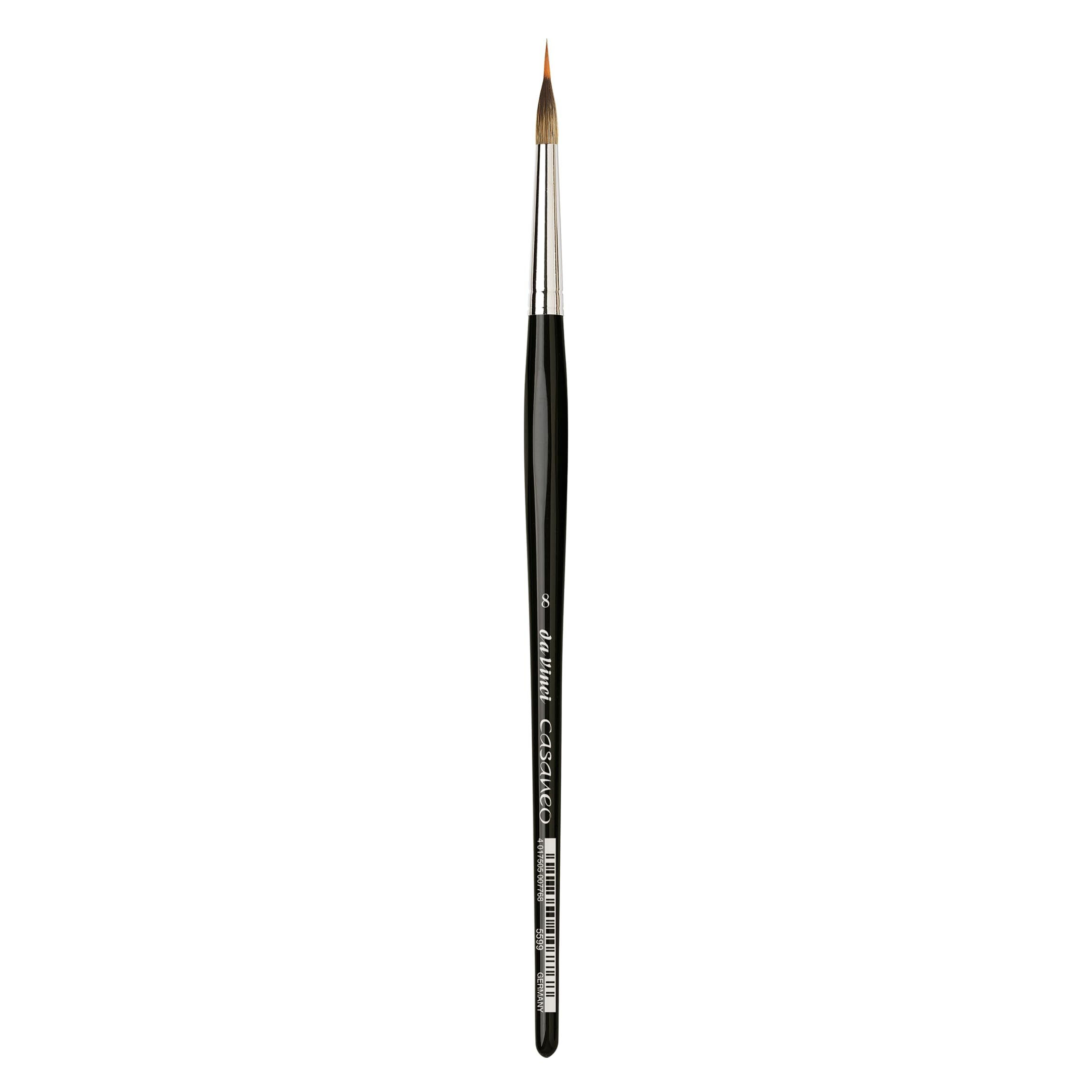 da Vinci, CASANEO, Liner, Synthetic fibres, Artist brush, Watercolour painting, Liquid acrylic paints, Made in Germany, Size 8