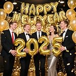 57 Pcs Letter Balloons, 18" Gold Aluminum Foil Alphabet Custom Balloons Banner for Birthday, Baby Shower, Wedding, Graduation, Happy New Year Party Decorations Supplies - Image 5