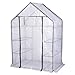 Produktbild Laneetal Gewächshaus Folien-Gewächshaus Treibhaus Gartenhaus Tomatenhaus Anzuchthaus mit Gitterplane 143x73x195cm