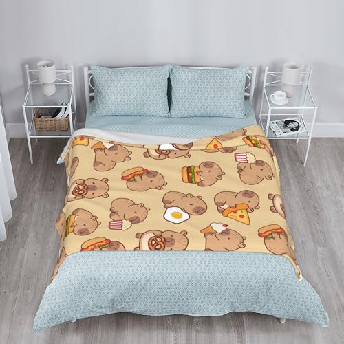 Couverture capybara douce 150x200cm, l'idée cadeau doudou idéale pour petits et grands - 7