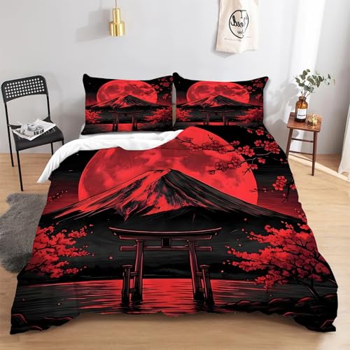 Funda nórdica de 90 x 190 cm estilo japonés