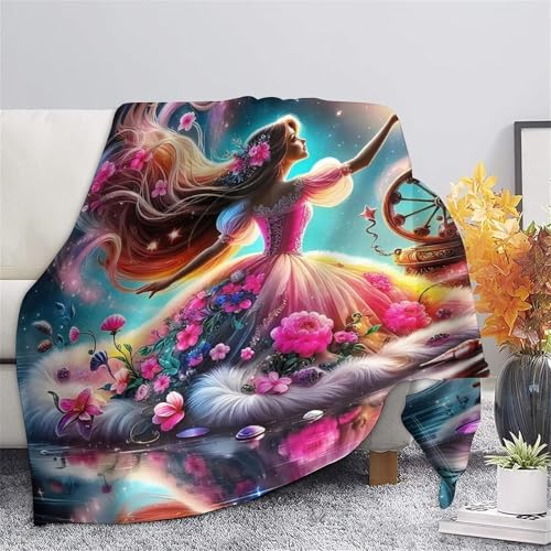Couverture douillette imprimée 3D plaid lit microfibre douce chaude 180x200