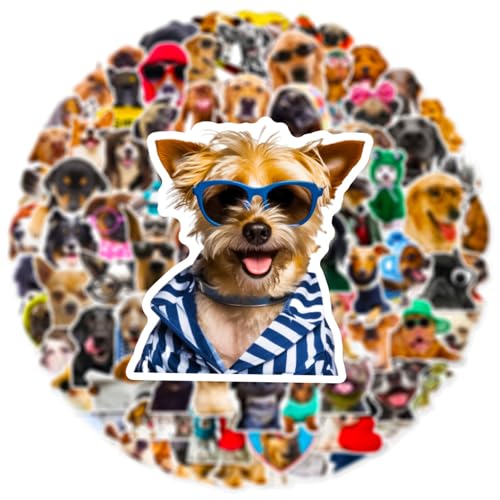 Dog Stickers, 100 Pcs Cute Dog Waterproof Stickers, Vinyl Stickers for Water Bottle, Laptop, Phone Stickers for Kids Teens Girls Adults - Image 5