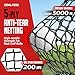ZEALFEEL Golf Net, 10x7ft Practice Net with Chipping Net, Foldable Mat, Silk Target, 8 Tees, 6 Balls, Carry Bag, Golf Hiting Nets for Backyard Driving Chipping Indoor Outdoor Use
