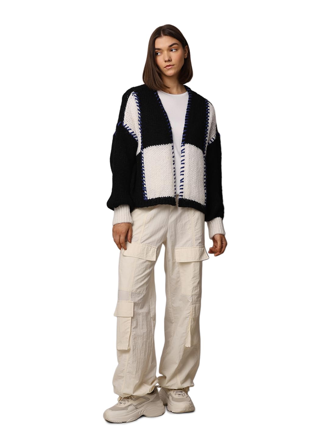 only Women's Polyester Blend Classic Casual Style Sweater-picture-48