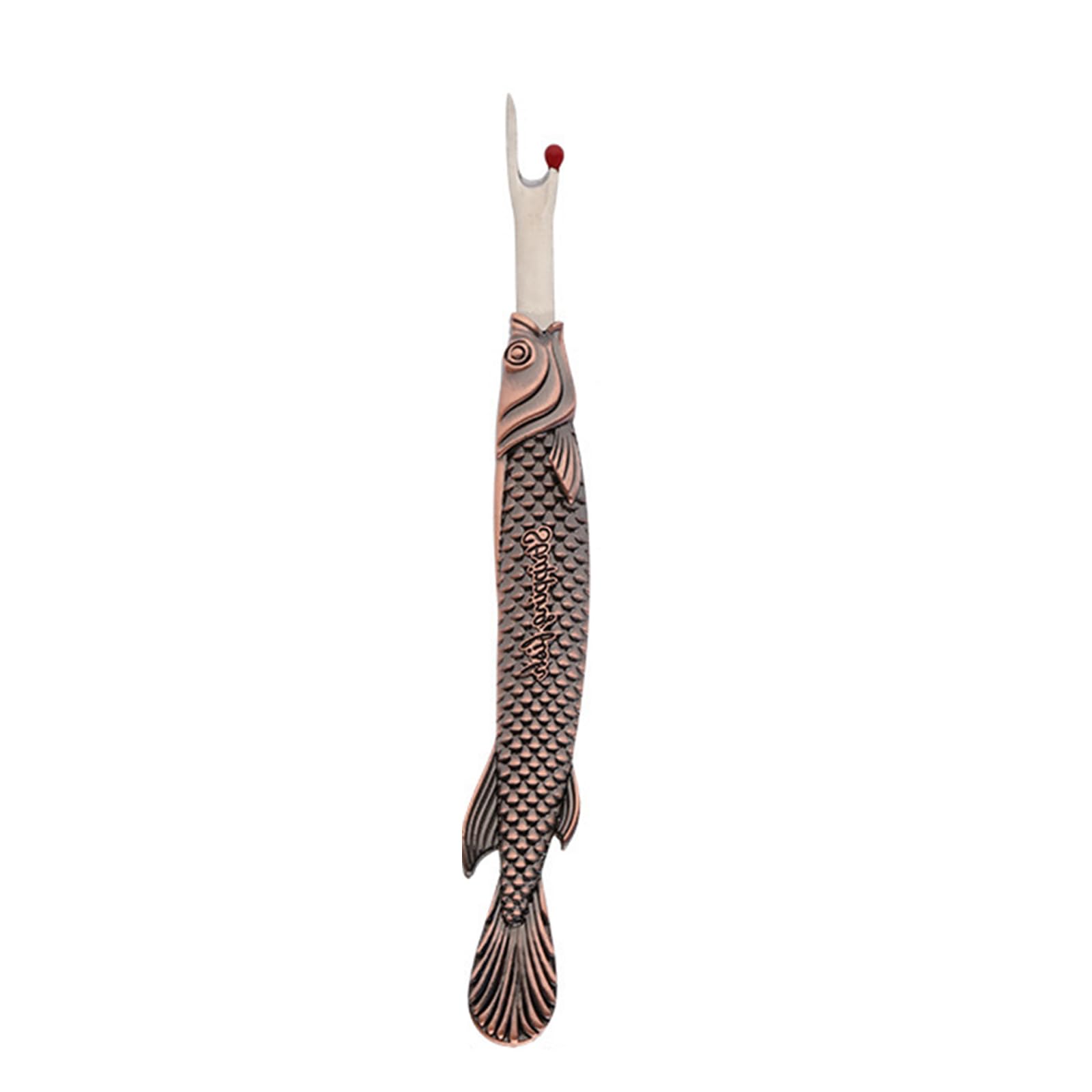 Tsophreniq Fish Shaped Seam Unpicker, Metal Seam Stitching Thread Remover for Sewing Needlework Project Thread Remover