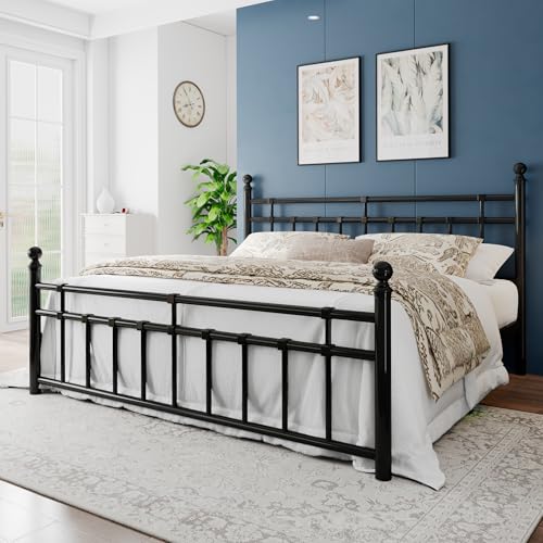 Einhomn King Metal Platform Bed