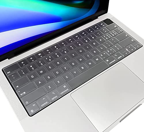 Image of RAYA Premium Keyboard Cover for 2021-2025 Release MacBook Air 13.6 inch [A3240 A3113 A2681 M2 /M3 /M4] & MacBook Air 15.3 inch [A3241 A3114 A2941 M2 /M3 /M4] Keyboard Protector Skin (TPU Clear)