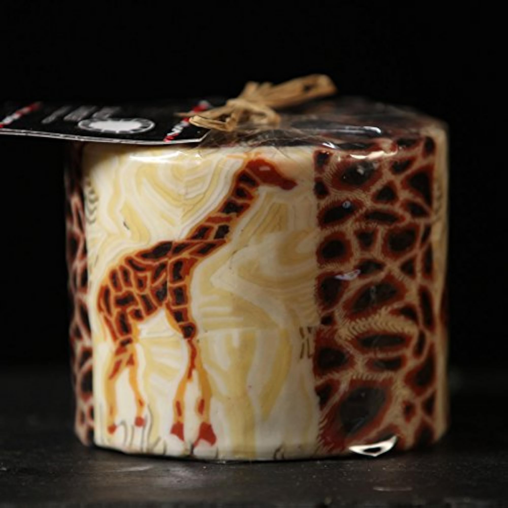 Giraffe Pillar Candle, Fair Trade Handmade