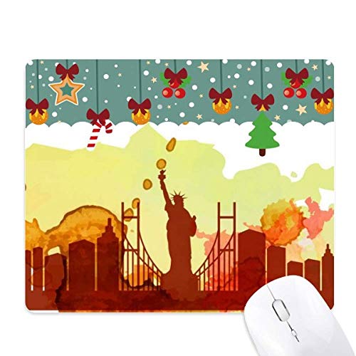 Tapis de souris USA avec Statue de la Liberté pour grand bureau