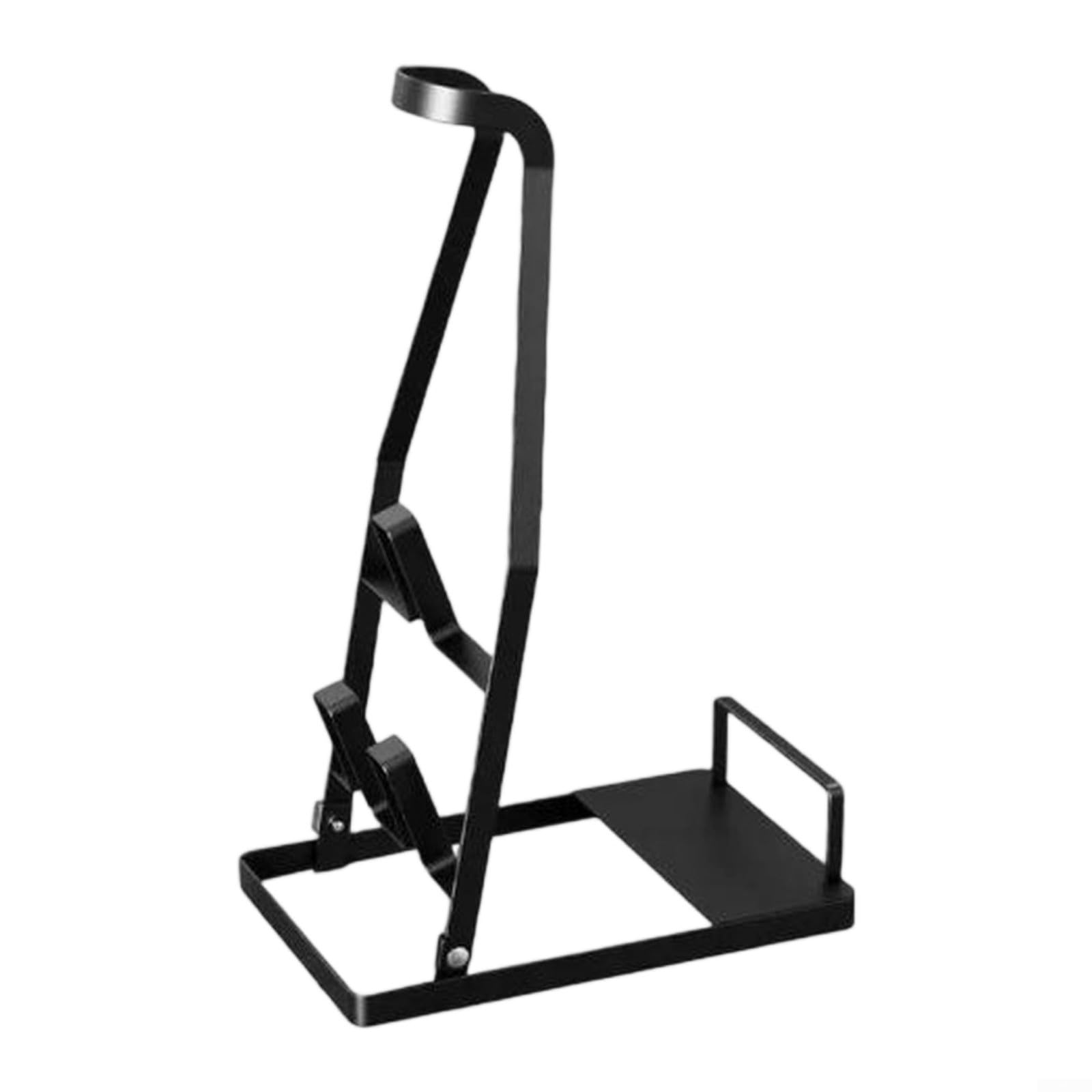 MIKMLYZE Freestanding Vacuum Cleaner Stand, No Drill Metal Storage Rack, Cordless Vacuum Storage Rack, For Cordless Vacuums And Accessories,(Black)
